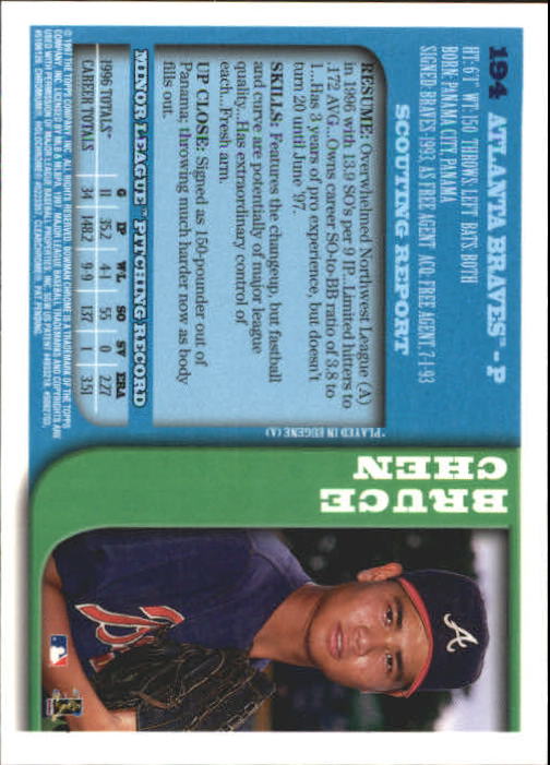 1997 BOWMAN CHROME BASEBALL NM-MT U-PICK - Picture 325 of 491
