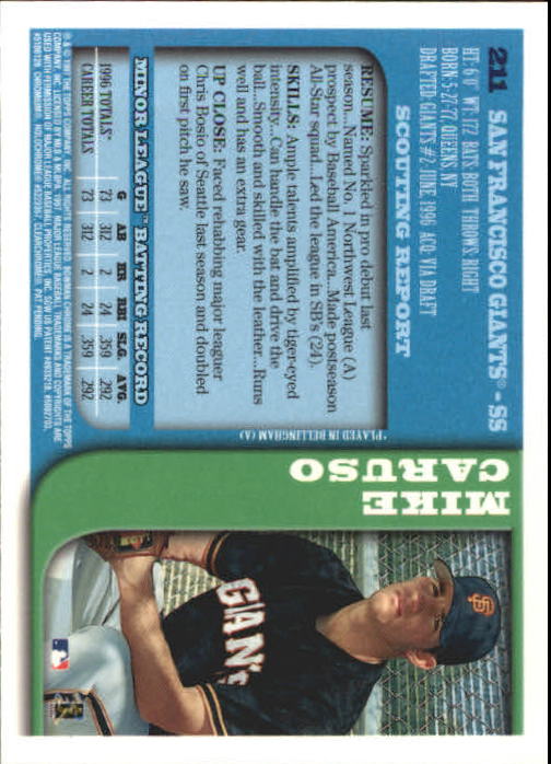 1997 BOWMAN CHROME BASEBALL NM-MT U-PICK - Picture 349 of 491