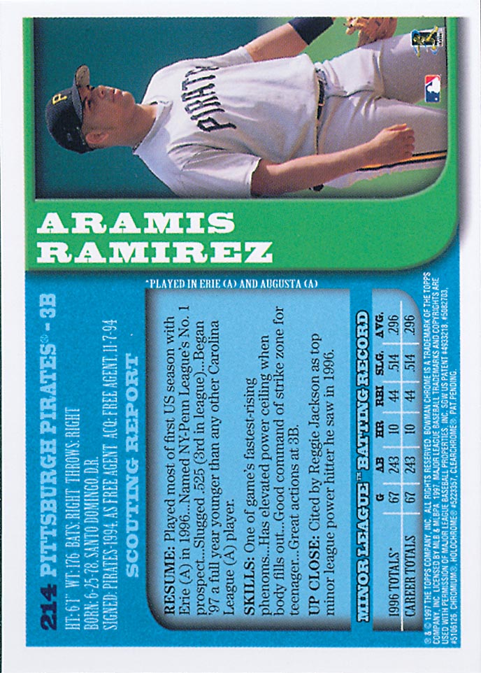1997 BOWMAN CHROME BASEBALL NM-MT U-PICK - Picture 351 of 491