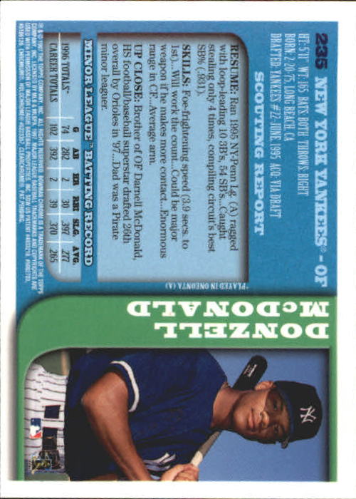 1997 BOWMAN CHROME BASEBALL NM-MT U-PICK - Picture 383 of 491