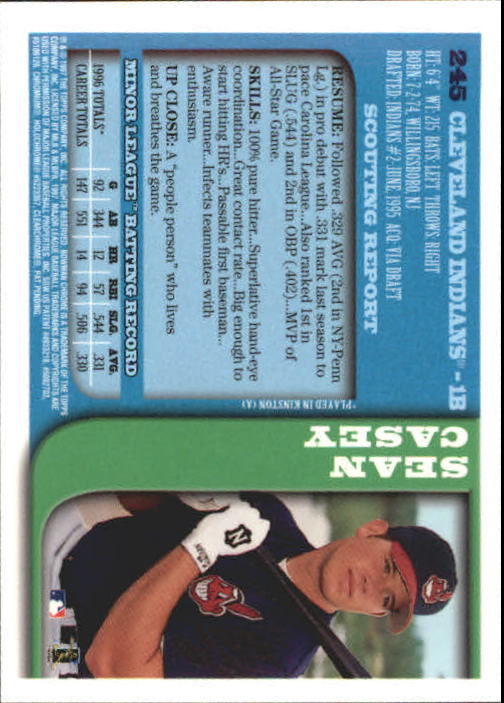 1997 BOWMAN CHROME BASEBALL NM-MT U-PICK - Picture 399 of 491