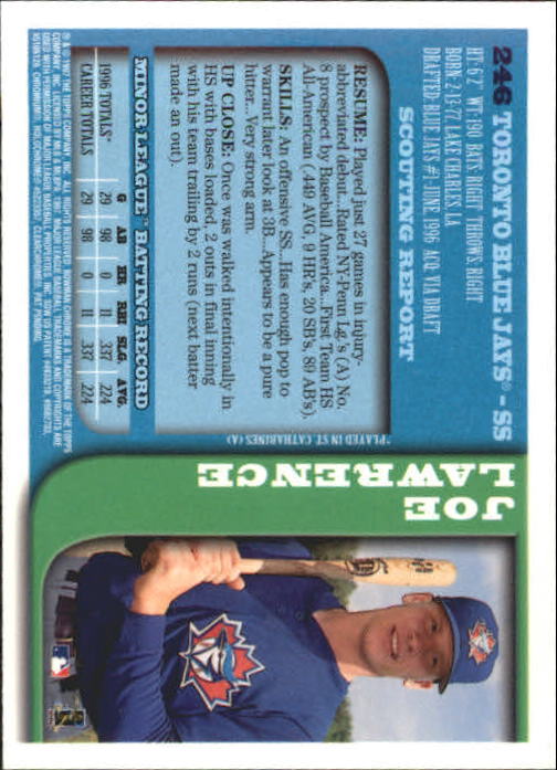 1997 BOWMAN CHROME BASEBALL NM-MT U-PICK - Picture 401 of 491