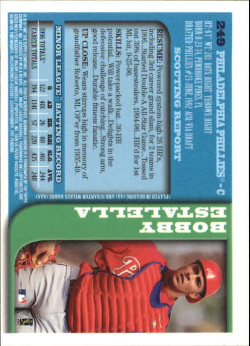 1997 BOWMAN CHROME BASEBALL NM-MT U-PICK - Picture 407 of 491