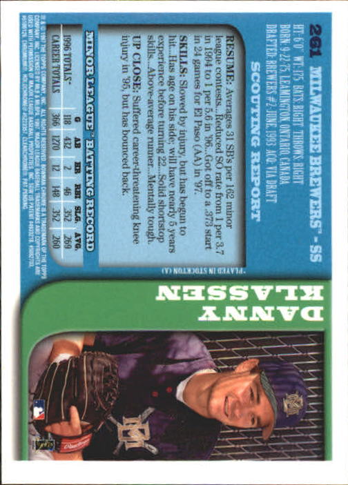 1997 BOWMAN CHROME BASEBALL NM-MT U-PICK - Picture 427 of 491