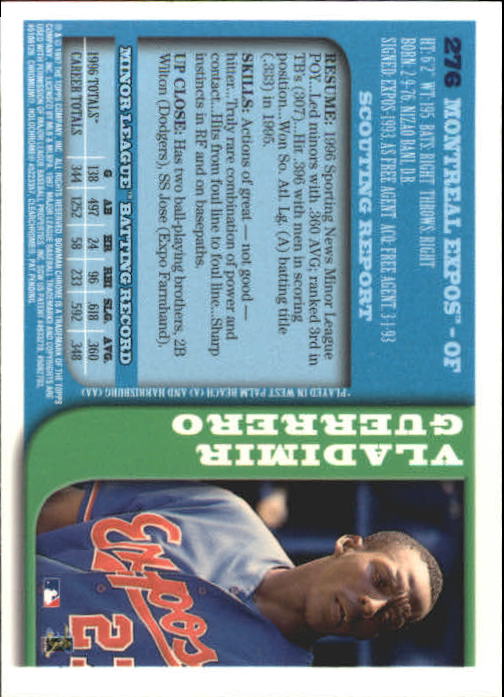 1997 BOWMAN CHROME BASEBALL NM-MT U-PICK - Picture 453 of 491