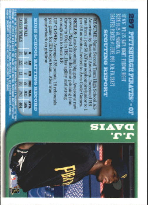 1997 BOWMAN CHROME BASEBALL NM-MT U-PICK - Picture 487 of 491