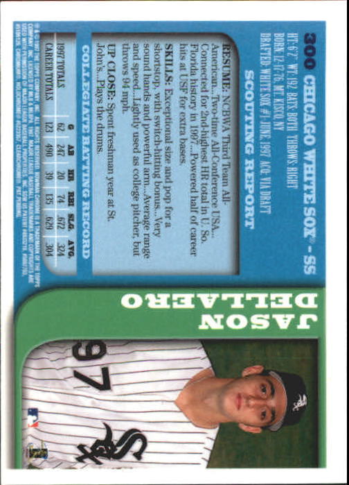 1997 BOWMAN CHROME BASEBALL NM-MT U-PICK - Picture 491 of 491