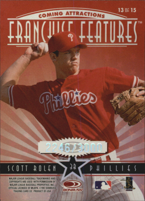 1997 Donruss Baseball "Insert" Cards - Picture 35 of 97