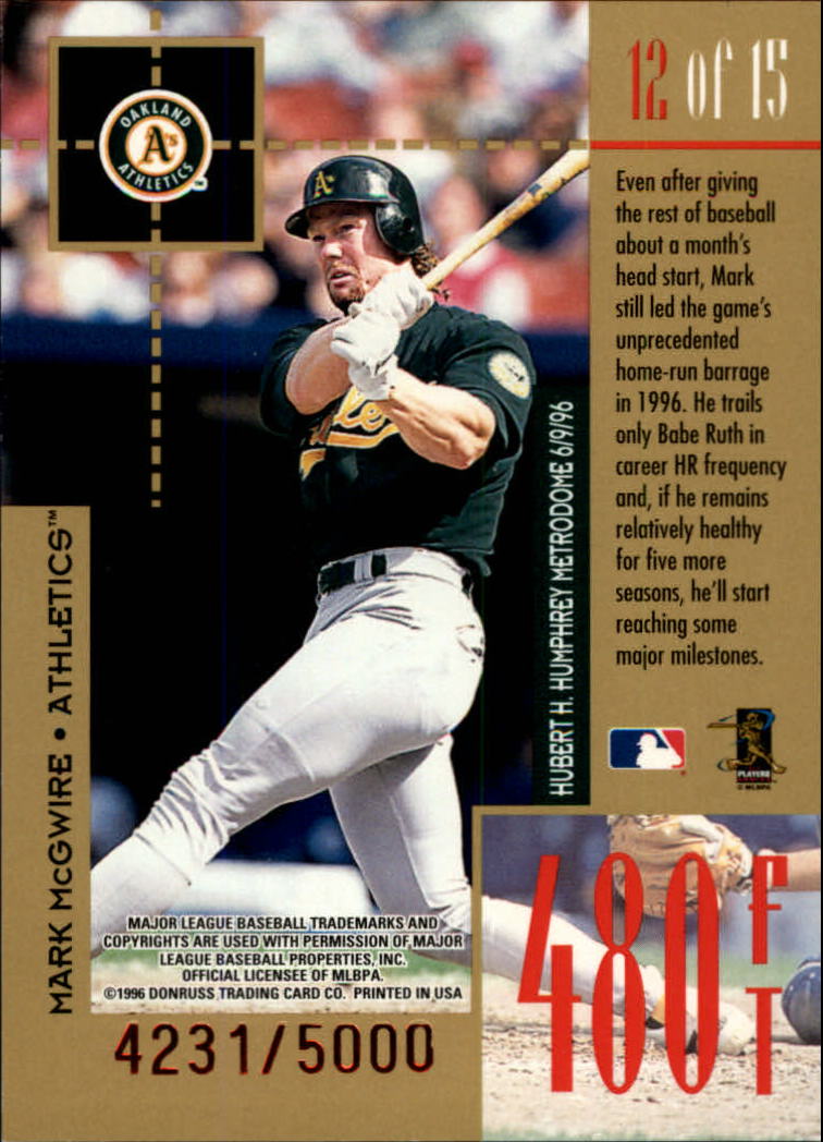 1997 Donruss Baseball "Insert" Cards - Picture 41 of 97