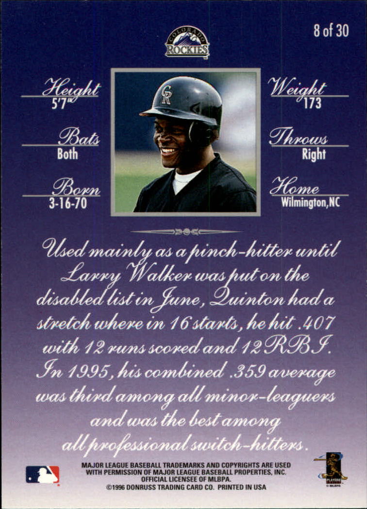 1997 Donruss Baseball "Insert" Cards - Picture 49 of 97