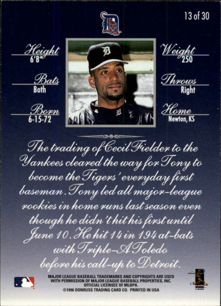 1997 Donruss Baseball "Insert" Cards - Picture 51 of 97