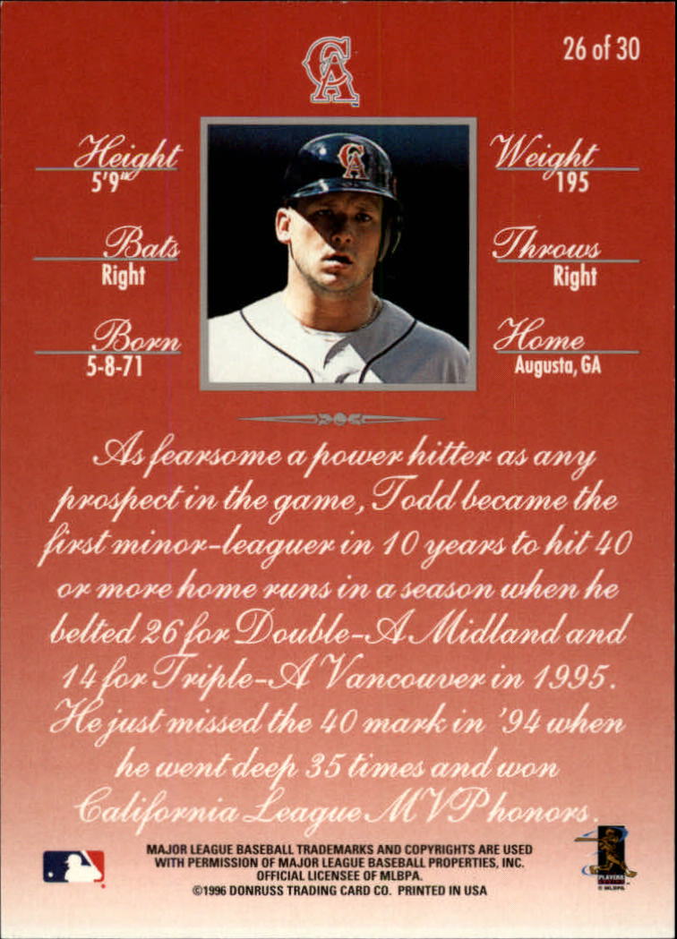 1997 Donruss Baseball "Insert" Cards - Picture 69 of 97