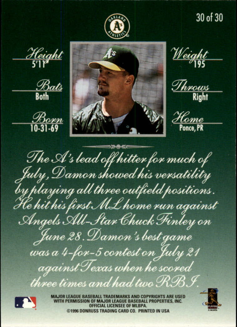 1997 Donruss Baseball "Insert" Cards - Picture 75 of 97