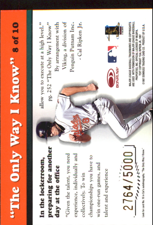 1997 Donruss Baseball "Insert" Cards - Picture 79 of 97
