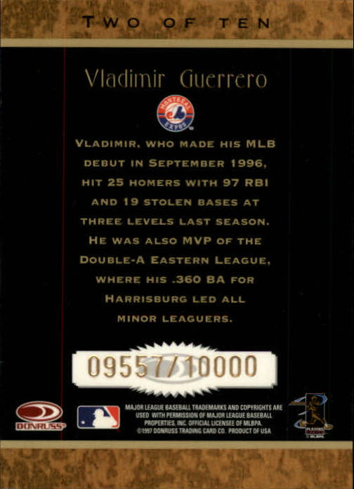 1997 Donruss Baseball "Insert" Cards - Picture 87 of 97