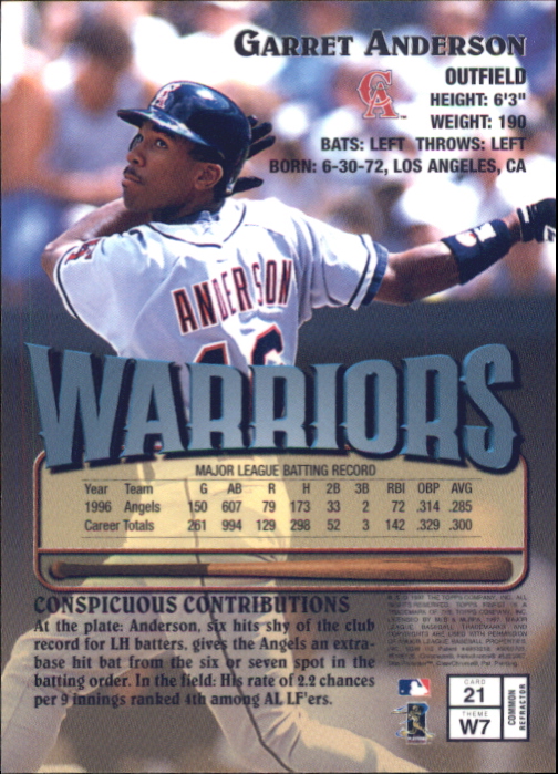 1997 Finest Baseball - Picture 183 of 231