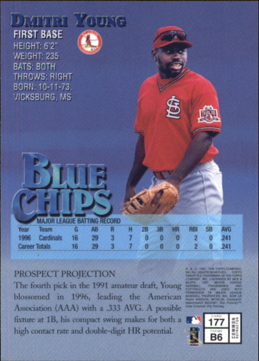 1997 Finest Baseball - Picture 219 of 231