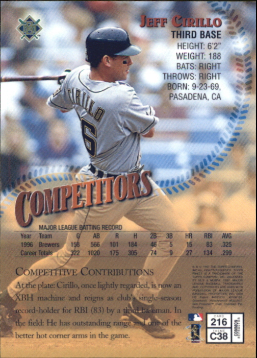 1997 Finest Baseball - Picture 223 of 231