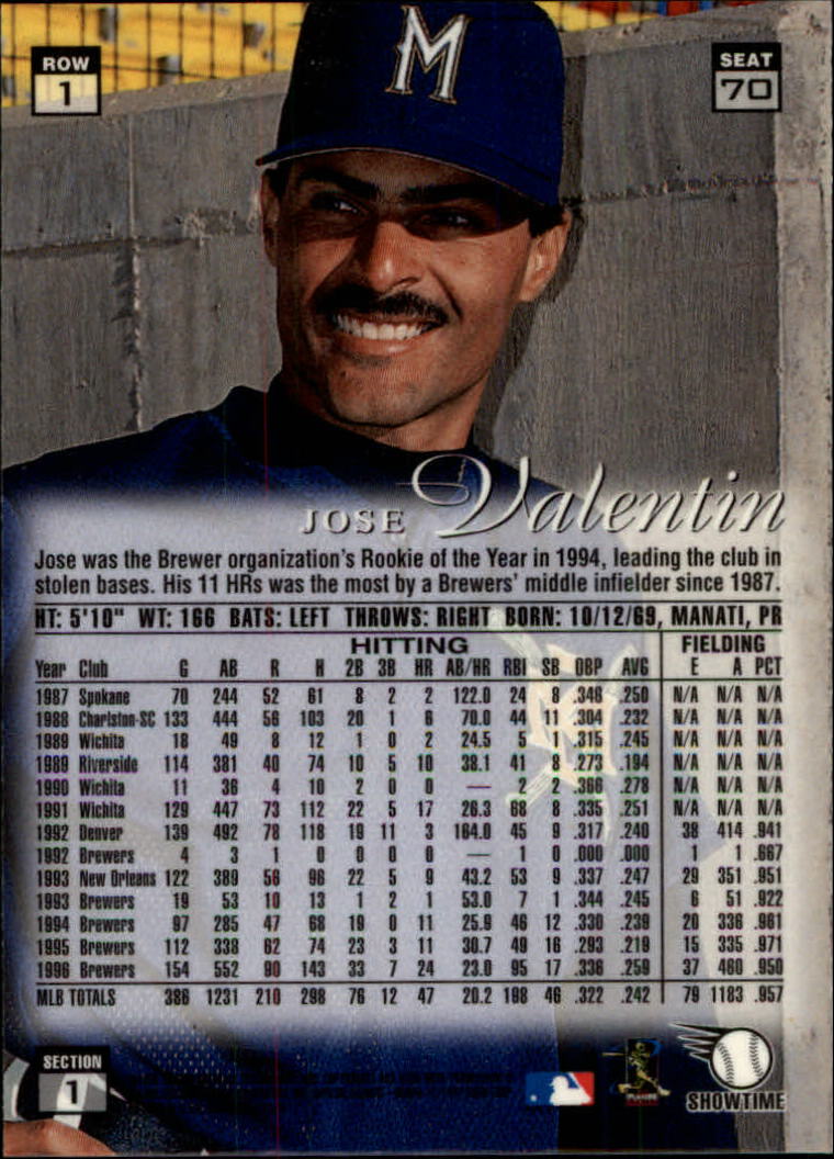 1997 Flair Showcase (Fleer) Baseball "Row 1" Parallel Cards - Picture 37 of 115