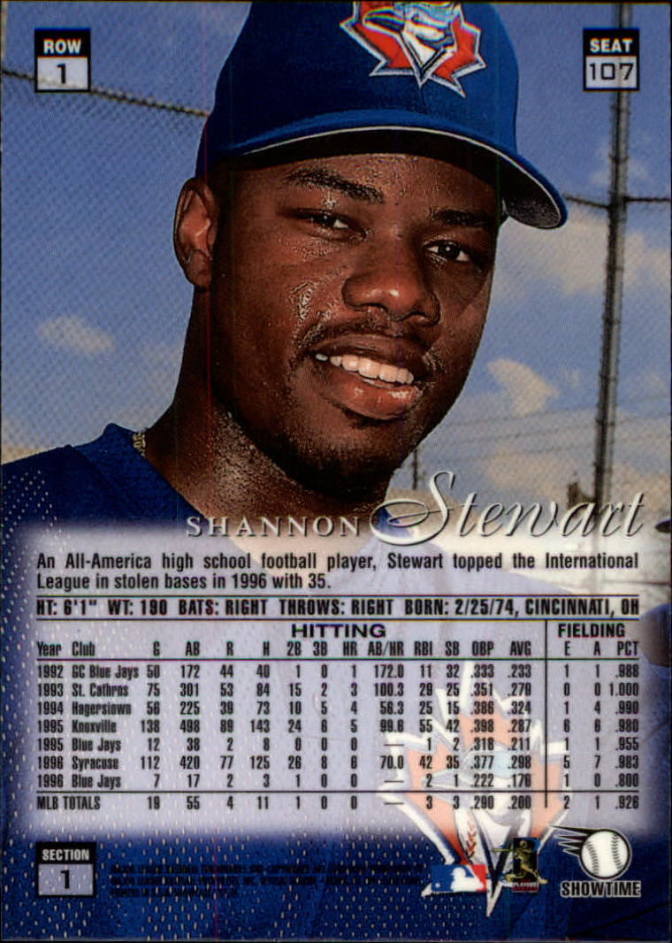1997 Flair Showcase (Fleer) Baseball "Row 1" Parallel Cards - Picture 87 of 115