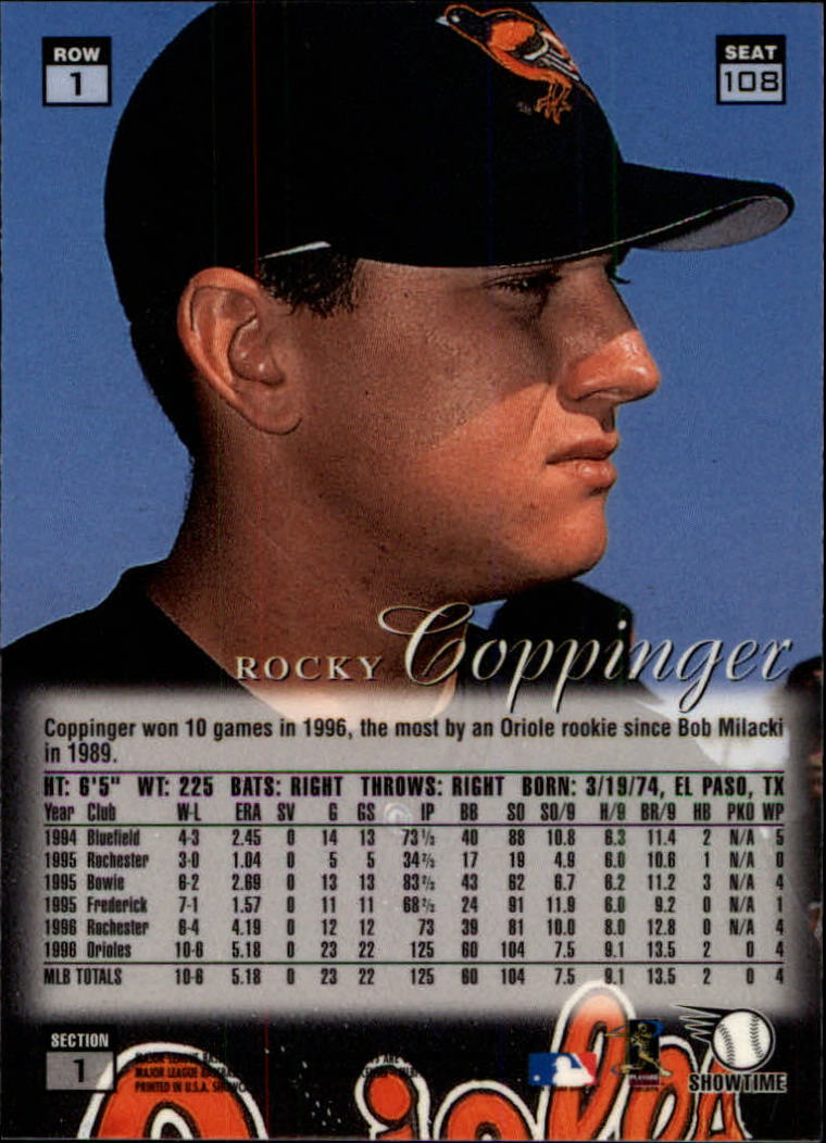1997 Flair Showcase (Fleer) Baseball "Row 1" Parallel Cards - Picture 89 of 115