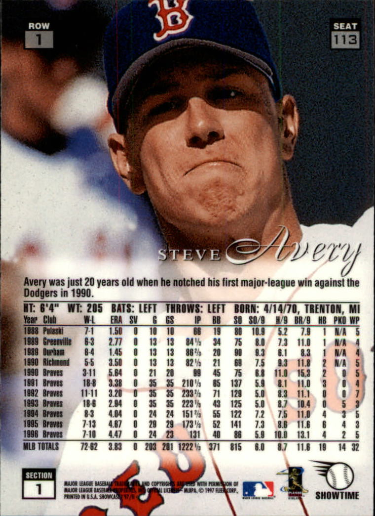 1997 Flair Showcase Row 1 #119 Jay Buhner - NM-MT