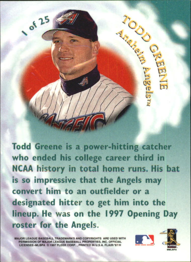 1997 Flair Showcase Baseball "Diamond Cuts and Wave of the Future" Insert Cards - Picture 4 of 14