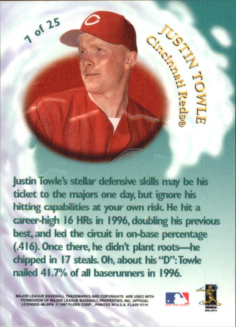 1997 Flair Showcase Baseball "Diamond Cuts and Wave of the Future" Insert Cards - Picture 6 of 14