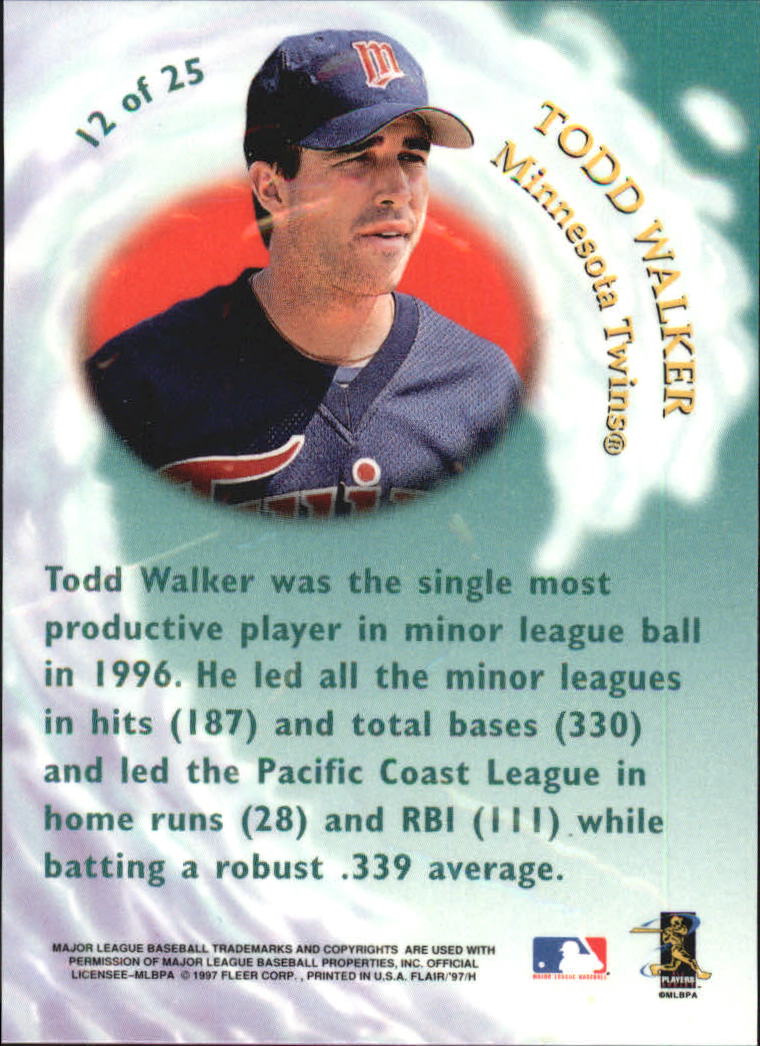 1997 Flair Showcase Baseball "Diamond Cuts and Wave of the Future" Insert Cards - Picture 8 of 14
