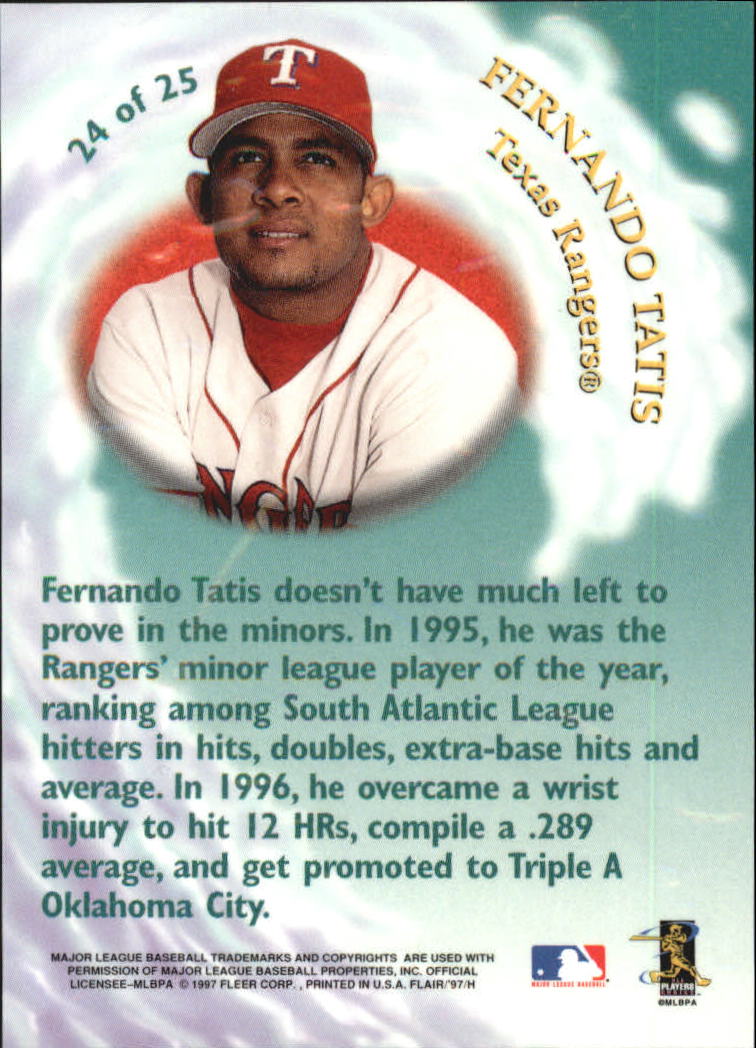 1997 Flair Showcase Baseball "Diamond Cuts and Wave of the Future" Insert Cards - Picture 14 of 14