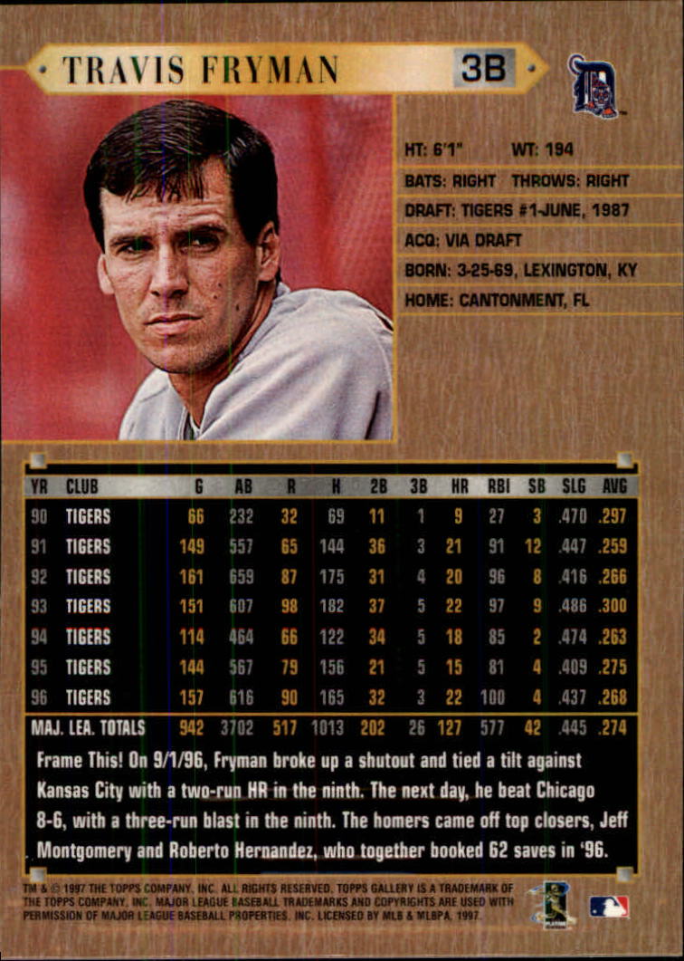 1997 Topps Gallery Baseball - Picture 61 of 77