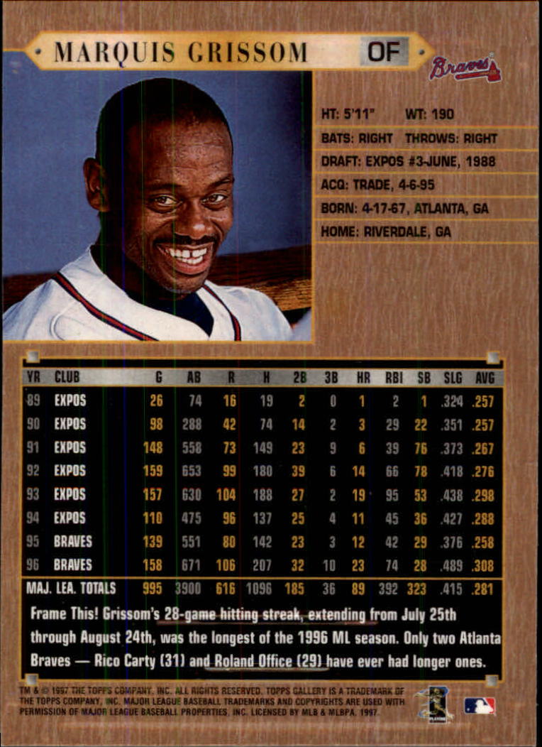 1997 Topps Gallery Baseball - Picture 49 of 77