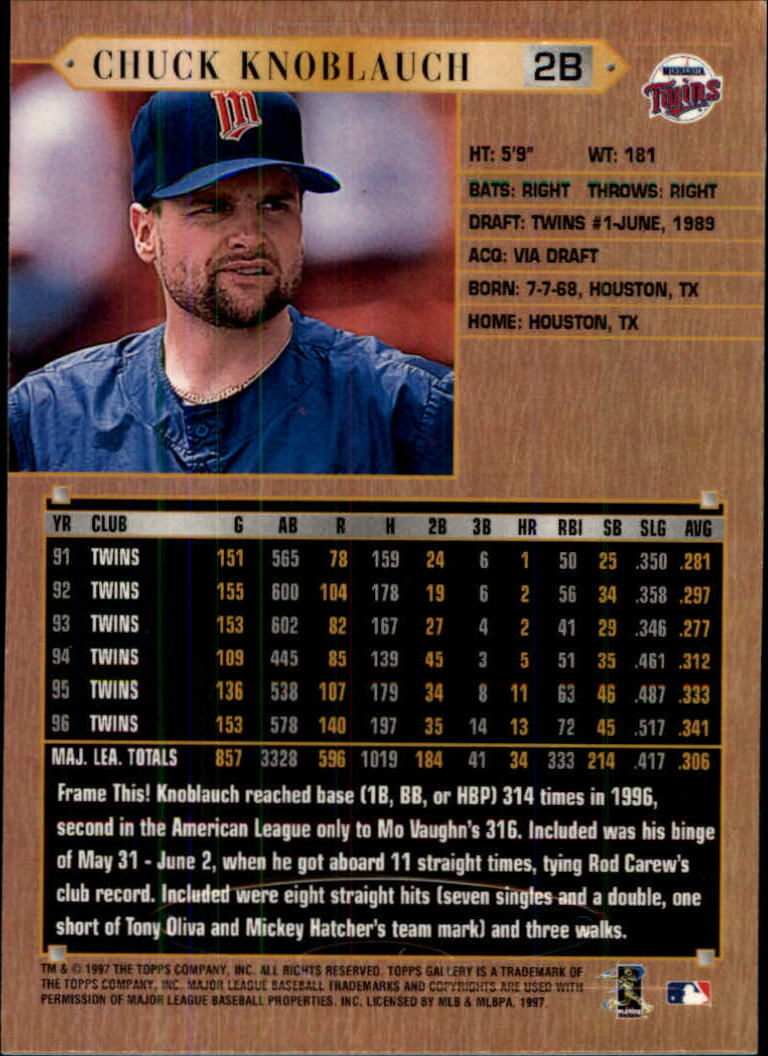 1997 Topps Gallery Baseball - Picture 37 of 77