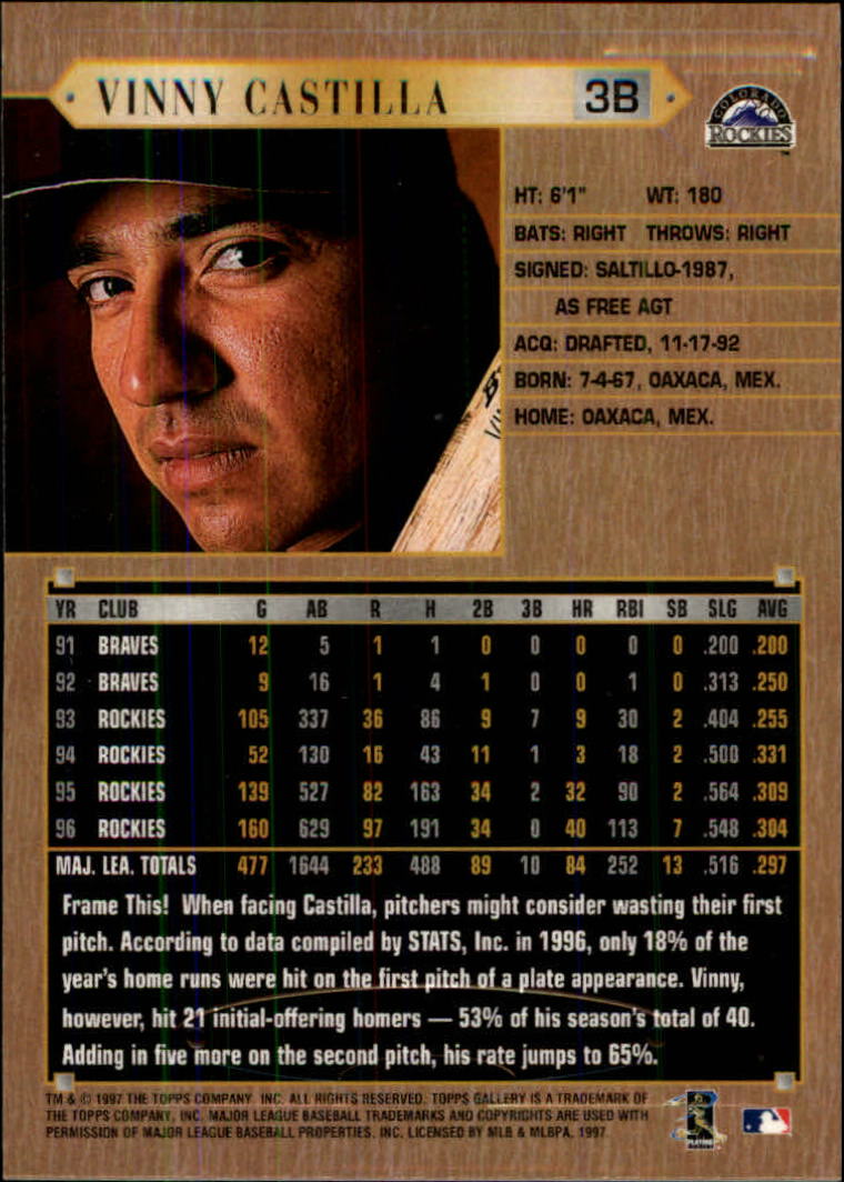 1997 Topps Gallery Baseball - Picture 35 of 77