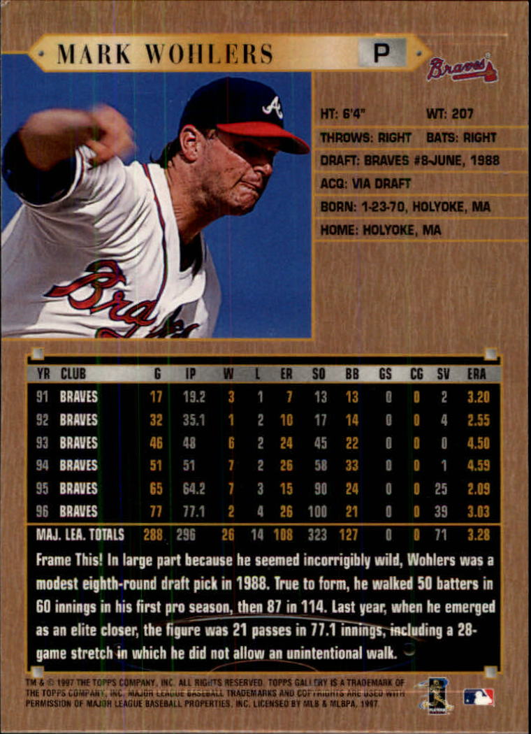1997 Topps Gallery Baseball - Picture 31 of 77
