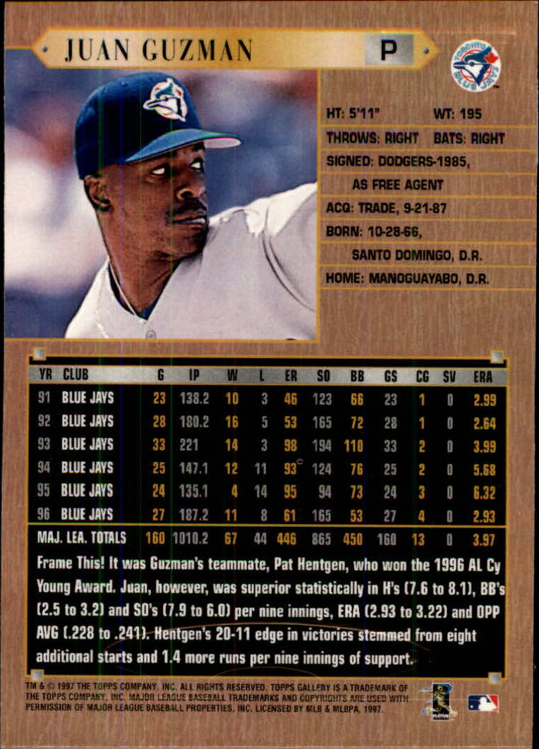 1997 Topps Gallery Baseball - Picture 29 of 77