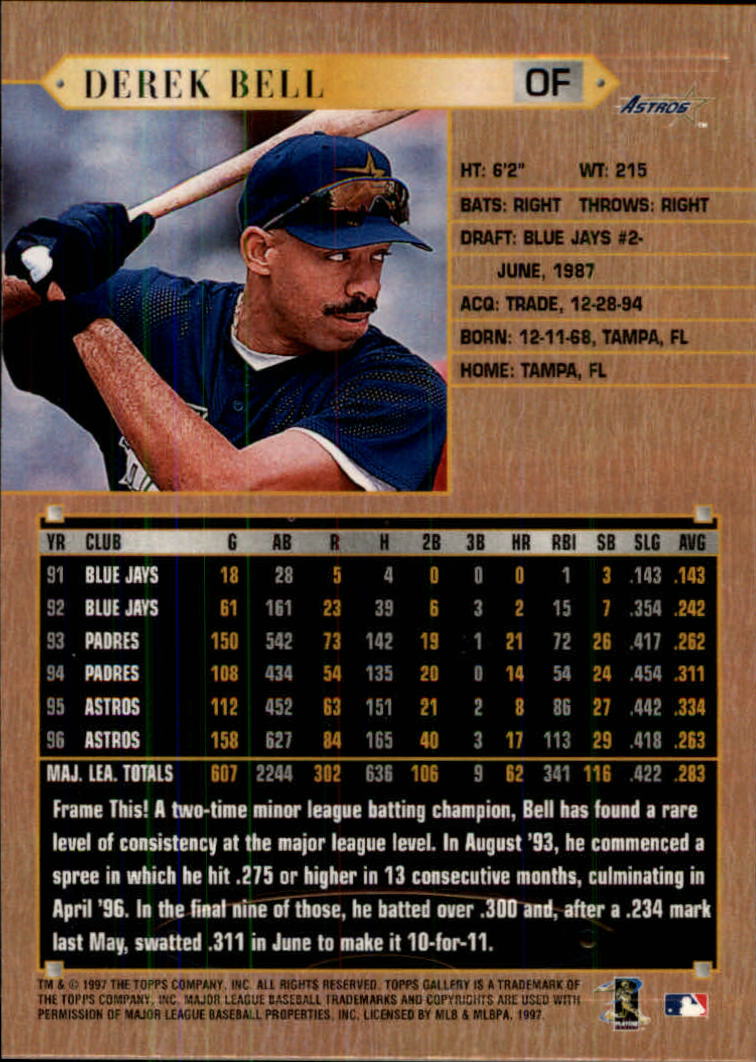 1997 Topps Gallery Baseball - Picture 27 of 77