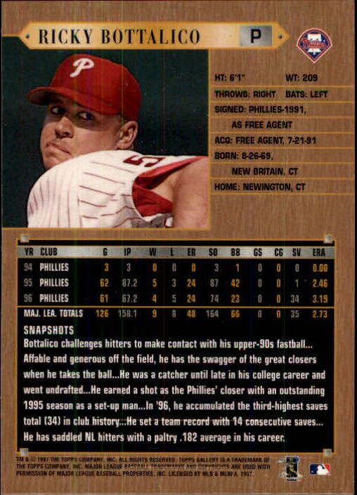 1997 Topps Gallery Baseball - Picture 25 of 77