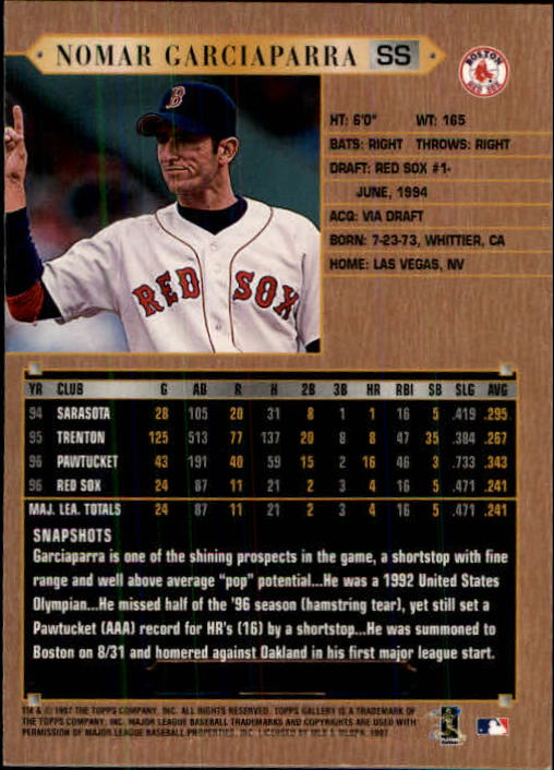 1997 Topps Gallery Baseball - Picture 17 of 77