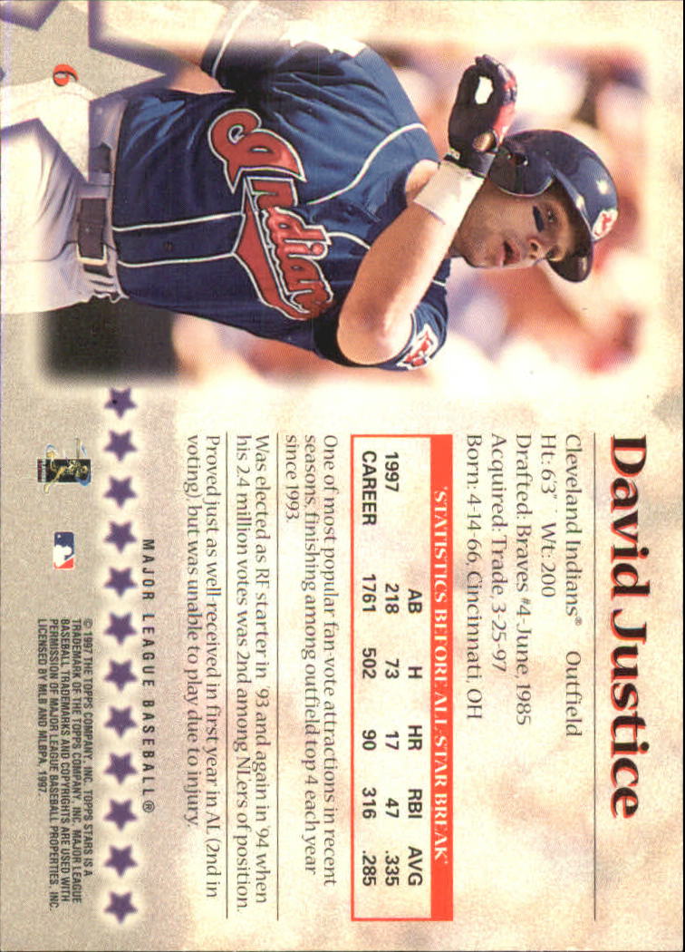 1997 Topps Stars Baseball - Picture 9 of 149
