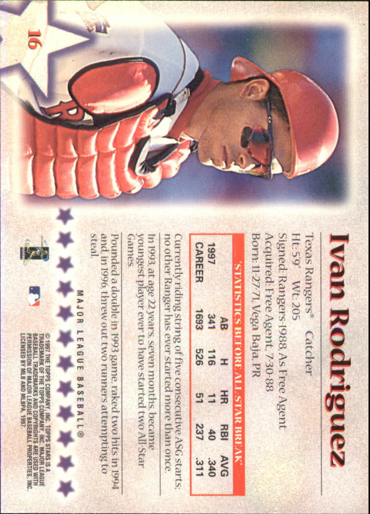 1997 Topps Stars Baseball - Picture 23 of 149
