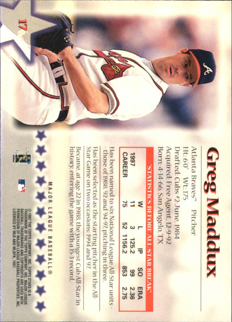 1997 Topps Stars Baseball - Picture 25 of 149