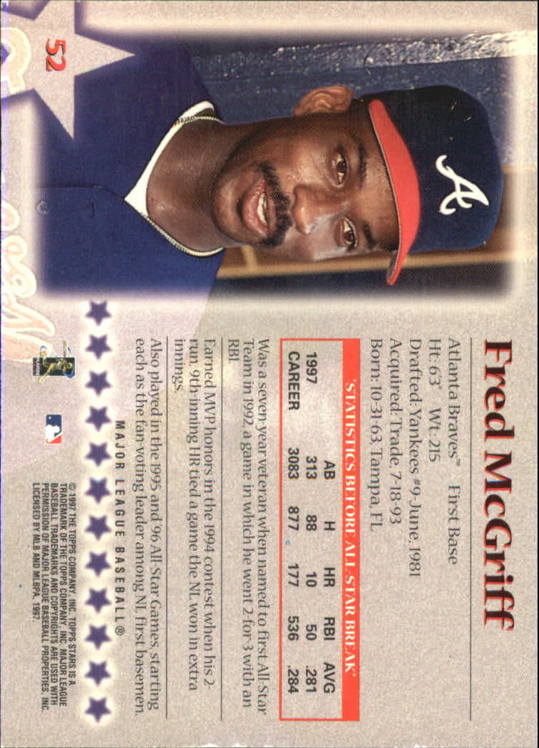 1997 Topps Stars Baseball - Picture 53 of 149