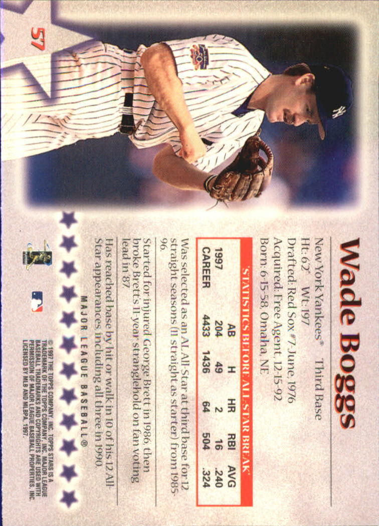 1997 Topps Stars Baseball - Picture 63 of 149