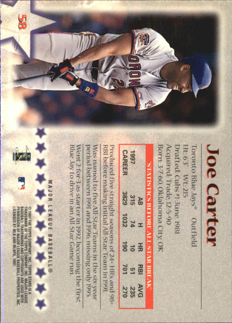 1997 Topps Stars Baseball - Picture 65 of 149