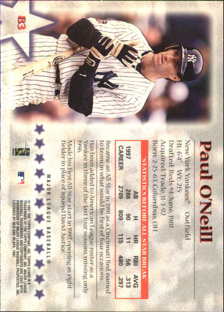 1997 Topps Stars Baseball - Picture 95 of 149
