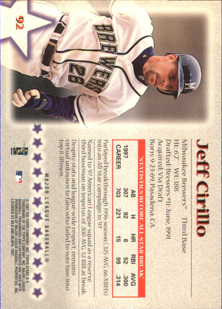 1997 Topps Stars Baseball - Picture 109 of 149