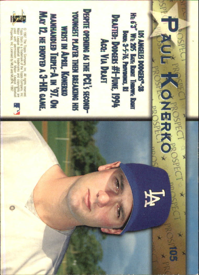 1997 Topps Stars Baseball - Picture 119 of 149