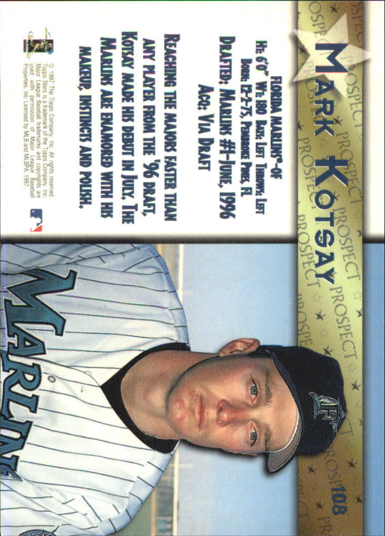 1997 Topps Stars Baseball - Picture 123 of 149