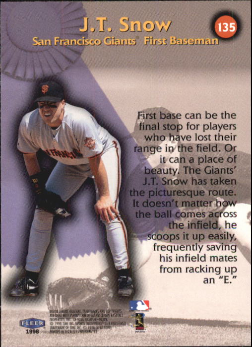 1998 Sports Illustrated Baseball (Fleer) Baseball "Main Set" Cards - Picture 145 of 198